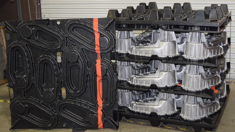 Heavy gauge thermoforming automotive packaging